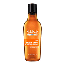 Redken For Men Clean Brew Body Wash - Очищающий гель для тела, лица и бороды, 250 мл