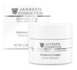 Janssen 0022 Vitaforce C Cream - Регенерирующий крем с витамином C, 50 мл