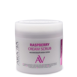 ARAVIA Laboratories - Малиновый крем-скраб Raspberry Cream Scrub, 300 мл 