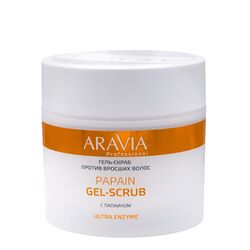 Aravia Professional - Гель-скраб против вросших волос Papain Gel-Scrub, 300 мл