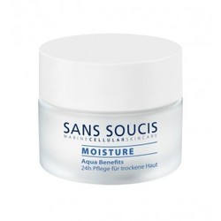 Sans Soucis Aqua Benefits 24-h Care for dry skin  - Крем для 24-часового ухода  «Aqua Benefits» для сухой кожи, 50 мл