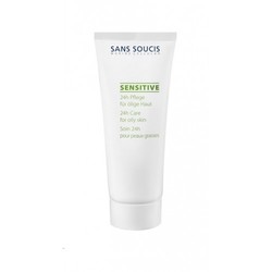 Sans Soucis Sensitive 24h Care oily skin - Крем для чувствительной жирной кожи 24 часовой уход, 40 мл.