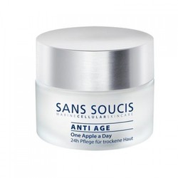 Sans Soucis Anti-age One Apple a Day 24-h Care for dry skin - Крем антивозрастной для сухой и нормальной кожи 24 часа, 50 мл.
