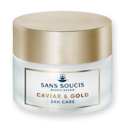 Sans Soucis Caviar & Gold Anti Age Deluxe 24H CARE - Крем - люкс антивозрастной «Икра и Золото» 24ч, 50 мл