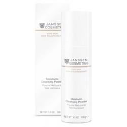 Janssen 3300 Fair Skin Melafadin Cleansing Powder - Осветляющая очищающая пудра в упаковке, 60 г