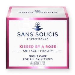 Sans Soucis Крем дневной восстанавливающий SPF 20 KISSED BY A ROSE ANTI AGE + VITALITY DAY CARE SPF 20 FOR ALL SKINTYPES, 50 мл