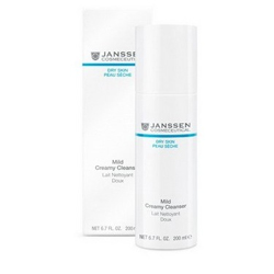 Janssen 500 Dry Skin Mild Creamy Cleanser - Нежная очищающая эмульсия, 200 мл