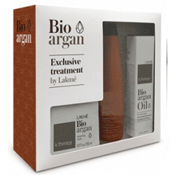 Lakme Argan Oil Bio-Argan Set - Набор аргановый для восстановления (шампунь, маска, масло )