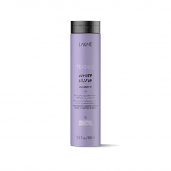 Lakme Teknia White Silver Shampoo - Тонирующий шампунь для нейтрализации желтого оттенка волос, 300 мл