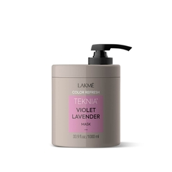 Lakme Teknia Refresh Violet Lavender Mask - Маска для обновления цвета фиолетовых оттенков волос, 1000 мл
