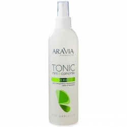Aravia Professional - Тоник для очищения и увлажнения кожи с мятой и ромашкой, 300 мл