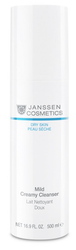 Janssen 500P Dry Skin Mild Creamy Cleanser - Нежная очищающая эмульсия, 500 мл