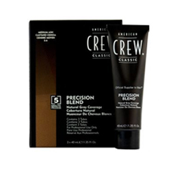 American Crew Precision Blend - Краска для седых волос пепельный оттенок 5/6, 3*40 мл
