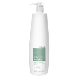 Lakme K.Therapy Purifying Balancing shampoo oily hair - Шампунь восстанавливающий баланс для жирных волос 1000 мл