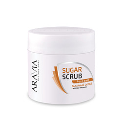 Aravia Professional - Сахарный скраб с маслом миндаля, 300 мл