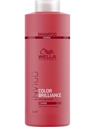 Wella Invigo Color Brilliance - Шампунь для защиты цвета окрашенных жестких волос, 1000 мл