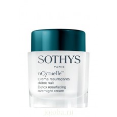 Sothys Detox resurfacing overnight cream - Обновляющий ночной детокс  крем nO2ctuelle™, 50 мл.