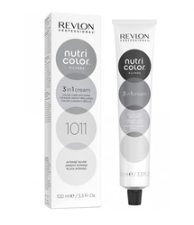 Revlon Professional Nutri Color Filters - Прямой краситель без аммиака 1011 Интенсивное серебро, 100 мл