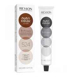 Revlon Professional Nutri Color Filters - Прямой краситель без аммиака 524 Коричневый Медно-Перламутровый, 100 мл