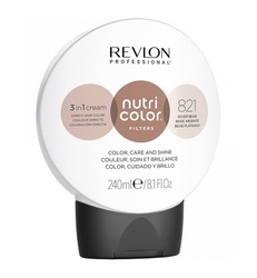 Revlon Professional Nutri Color Filters - Прямой краситель без аммиака 821 Серебристо-бежевый, 240 мл