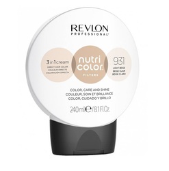 Revlon Professional Nutri Color Filters - Прямой краситель без аммиака 931 Светло-бежевый, 240 мл