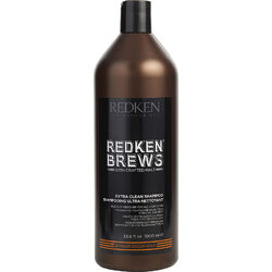 Redken Brews Extra Clean Shampoo - Шампунь для интенсивного очищения, 1000 мл