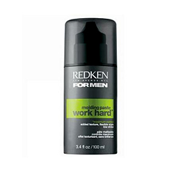 Redken Work Hard Paste - Паста для подвижной укладки и сильной фиксации волос, 100 мл