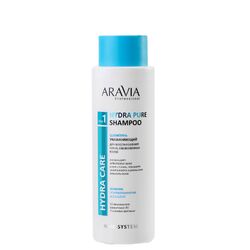 Aravia Professional - Шампунь увлажняющий для восстановления сухих обезвоженных волос, 400 мл