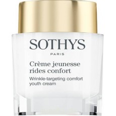 Sothys Wrinkle-Targeting Comfort Youth Cream - Насыщенный крем для коррекции морщин с глубоким регенерирующим действием (с защитой коллагена от гликации),	50 мл.