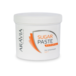 Aravia Professional - Сахарная паста для депиляции Натуральная мягкой консистенции, 750 г
