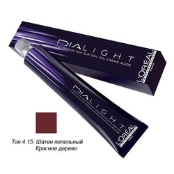 L'Oreal Professionnel Dialight - Краска для волос Диалайт 4.15 Шатен пепельный красное дерево 50 мл