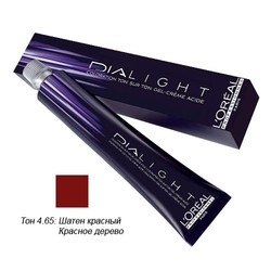 L'Oreal Professionnel Dialight - Краска для волос Диалайт 4.65 Шатен красный красное дерево 50 мл