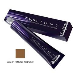 L'Oreal Professionnel Dialight - Краска для волос Диалайт 6 Темный блондин 50 мл