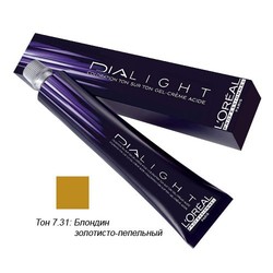 L'Oreal Professionnel Dialight - Краска для волос Диалайт 7.31 Блондин золотисто-пепельный 50 мл