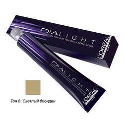 L'Oreal Professionnel Dialight - Краска для волос Диалайт 8 Светлый блондин 50 мл