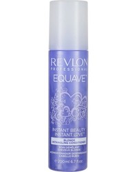 Revlon Professional Equave Instant Beauty Blonde Detangling Conditioner - Несмываемый  кондиционер  для блондированных, обесцвеченных,  мелированных и седых волос с эффектом против желтизны, 200 мл