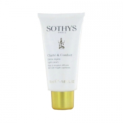 Sothys Clarte & Comfort Light Cream - Легкий крем для чувствительной кожи и кожи с куперозом, 150 мл